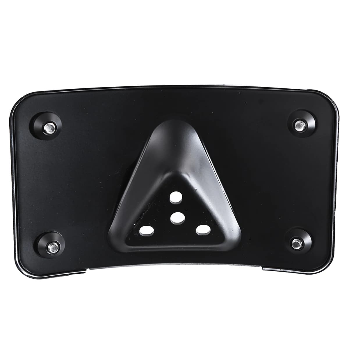 Support de montage de plaque d'immatriculation incurvé noir chromé pour support Harley Dyna Sportste