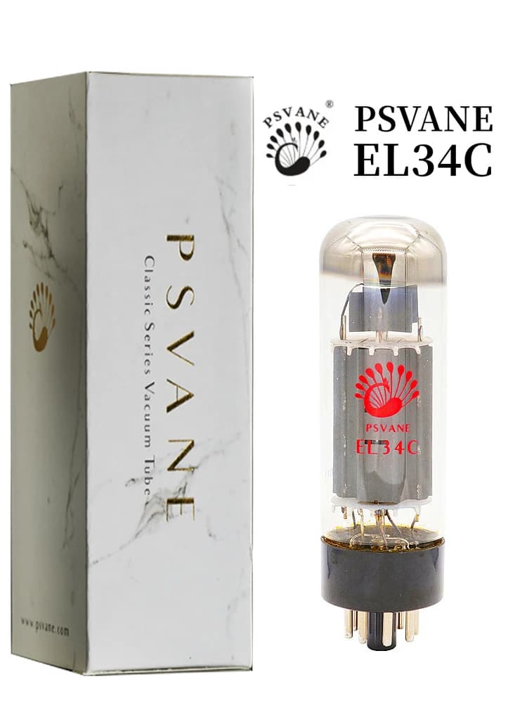 PSVANE EL34C Tubes Audio HIFI Tube à vide remplace EL34 EL34B 5881 6L6G 6CA7 6P3P KT77 précision d'u