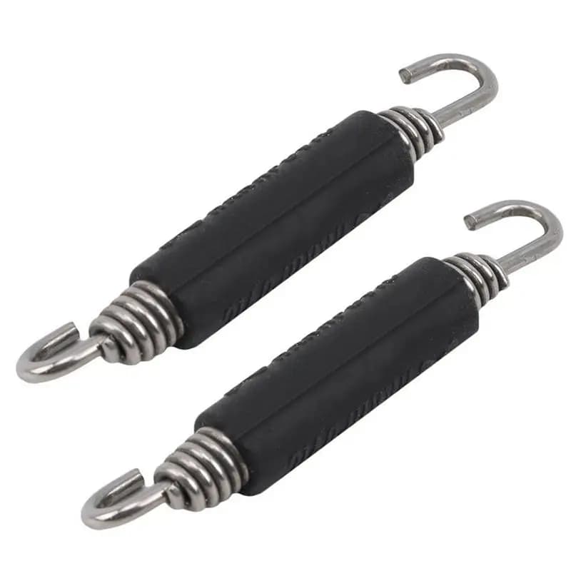 2 pièces tuyau d'échappement crochet à ressort moto crochets à ressort en acier inoxydable pour Akra