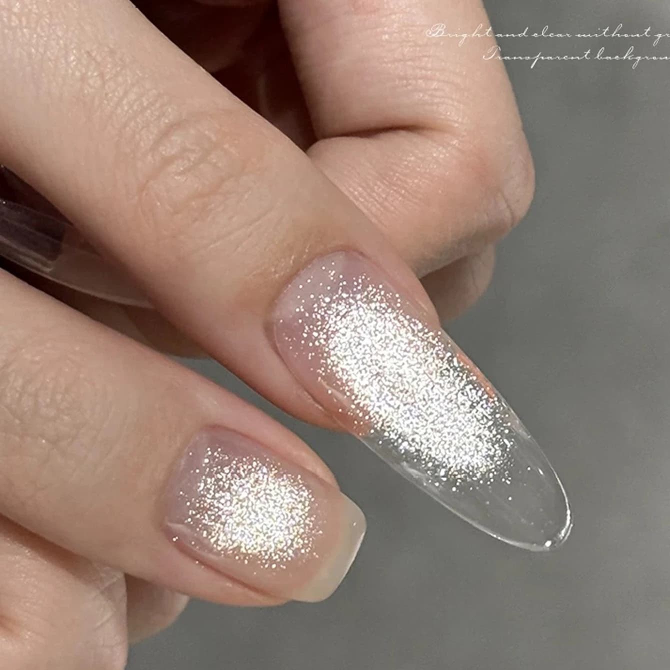 1-12 pièces WS Style chaud Non-gris universel blanc oeil de chat Gel vernis à ongles Super Flash bla
