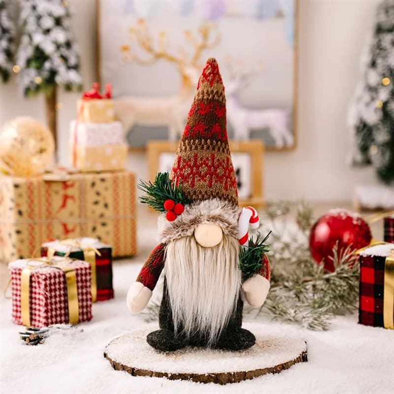 Décorations de Gnome de noël, décoration de maison d'intérieur, idéale pour la décoration de Table-A