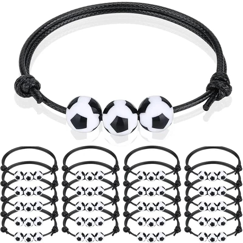 10/20 pièces sport fête charme Football bracelet capitaine Football Bracelets inspirants Bracelets S