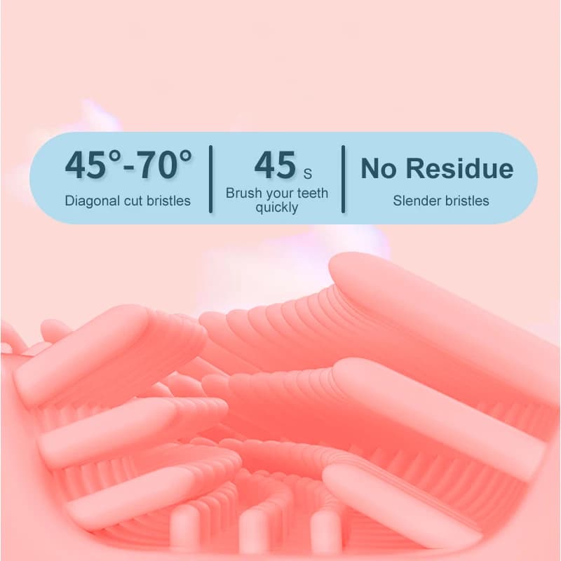 Brosse à dents électrique sonique pour enfants, intelligente en forme de U, 360 degrés, brosse à den