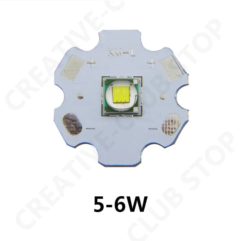 Diode émetteur de lumière LED 3535 5050 1-3W 5-6W 10W 18W, pour lampe de poche LED, perle blanche 65