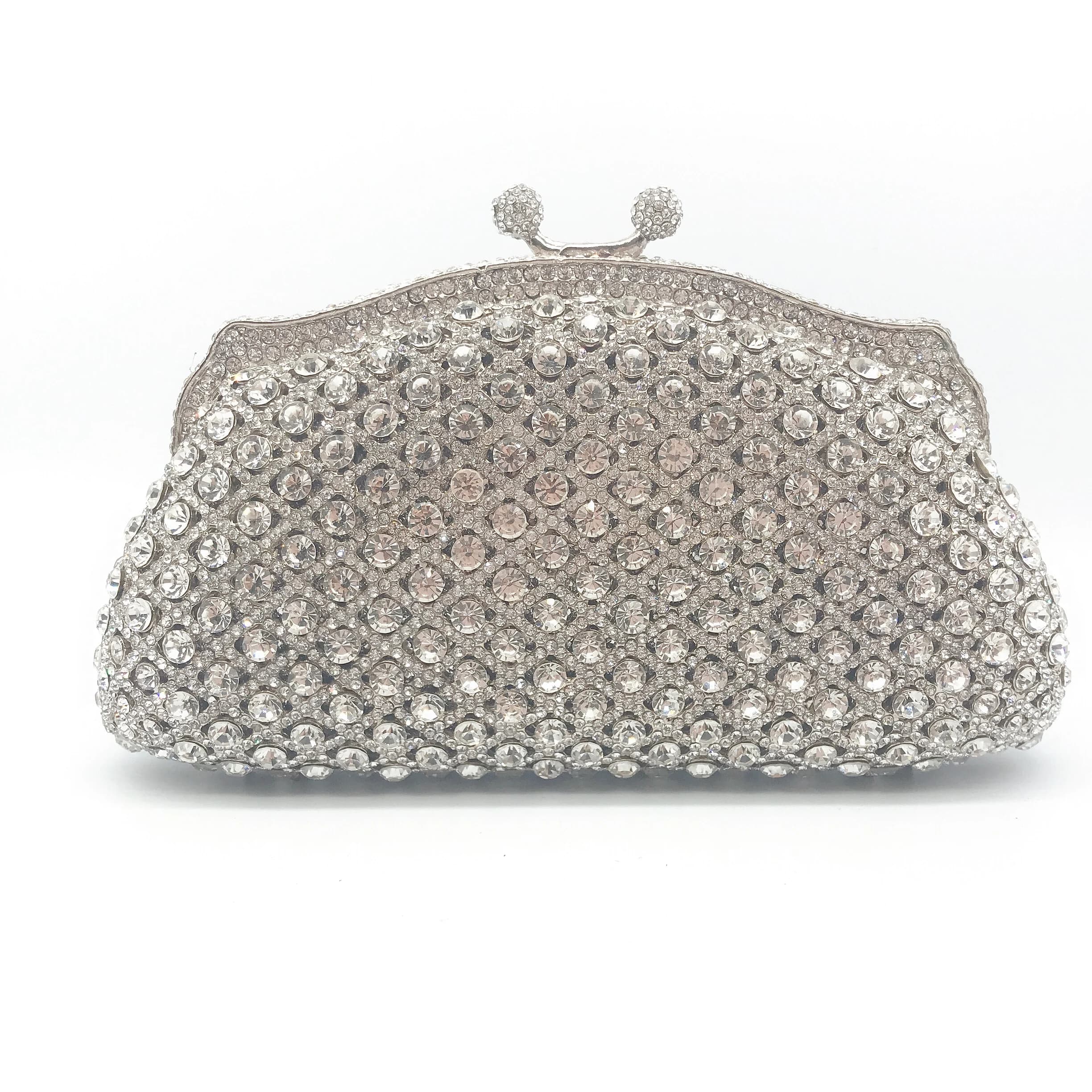 Approvisionnement d'usine Hot Crystal Diamond Purse Ladies