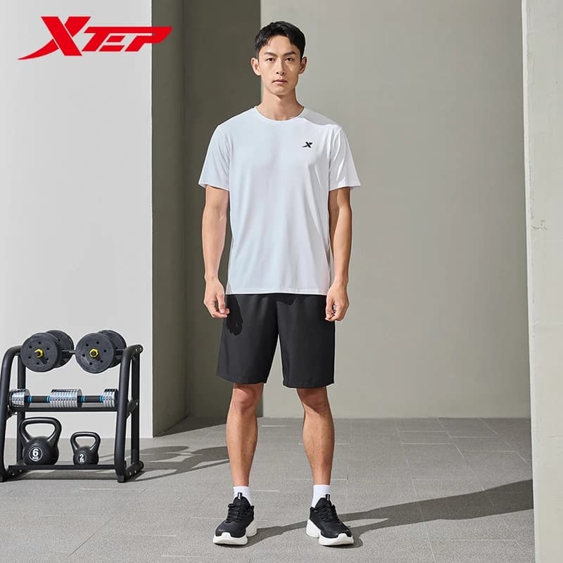 Xtep – combinaison de sport à manches courtes pour hommes, combinaison d'été absorbant la sueur, séc