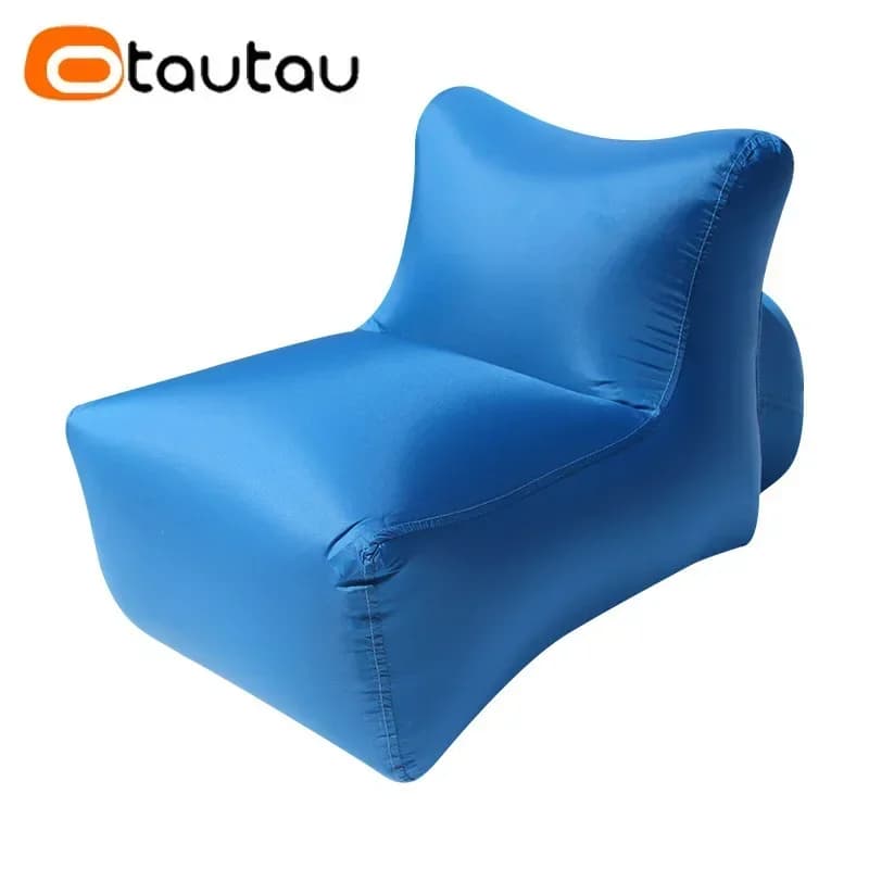 OTAUTAU-Petite chaise gonflable portable, tabouret de camping en plein air, flotteurs de piscine de 