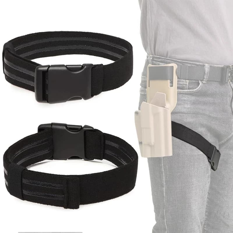 Ensemble de plate-forme de jambe tactique, sangles de cuisse de chasse, ceinture de large basse, étu