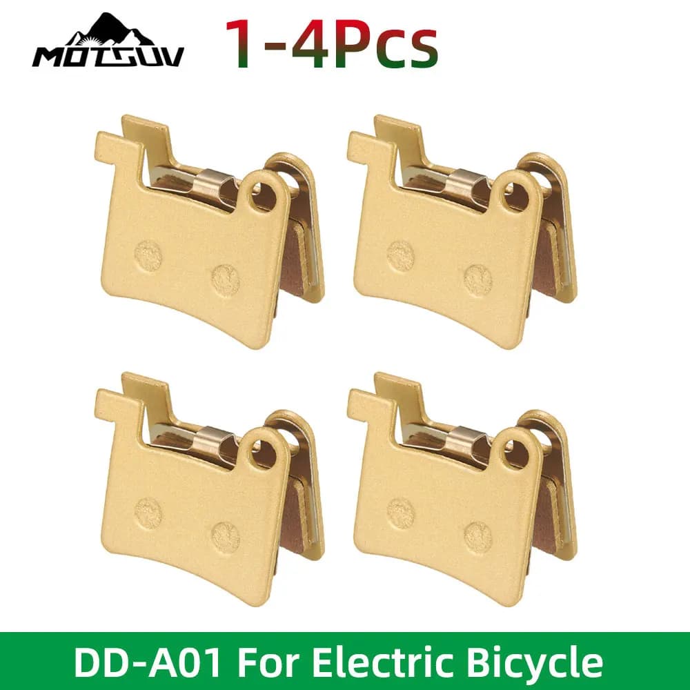 1-4 paires de plaquettes de frein à disque de vélo électrique plaquettes de frein entièrement métall