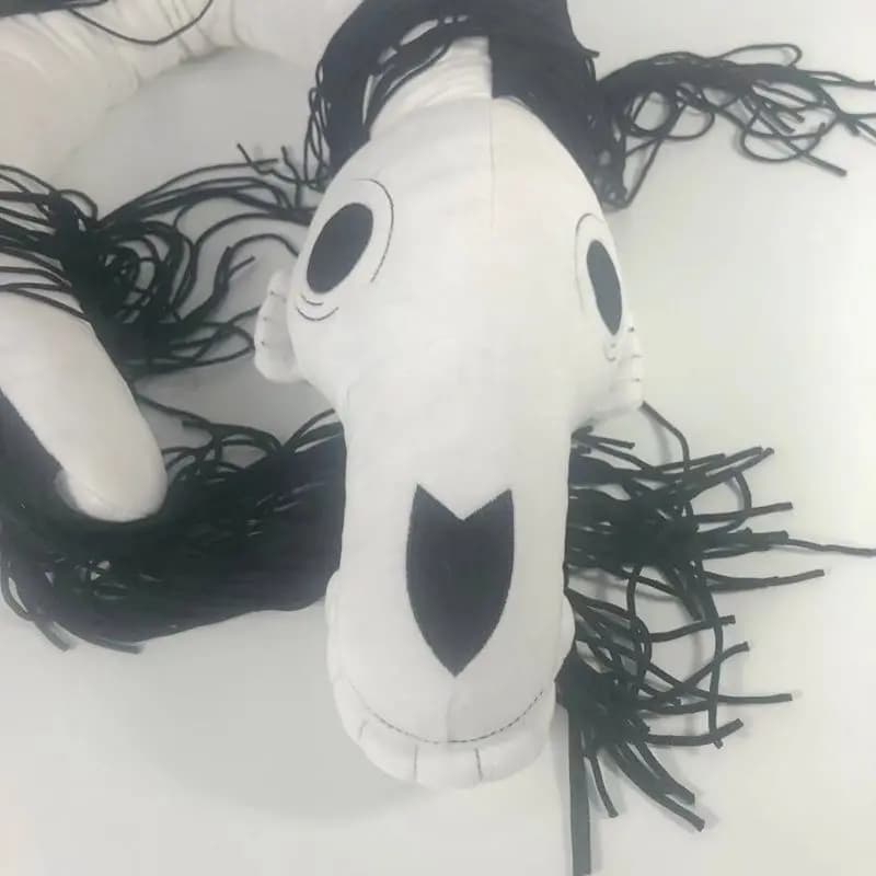 120cm sirène tête longue cheval en peluche jouet drôle Anime Sirenhead peluche jouets poupée peluche