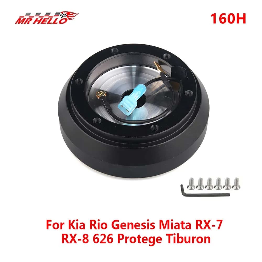 Adaptateur de volant à moyeu court pour Genesis Miata RX-7 RX-8 626 Protege Tiburon 160H