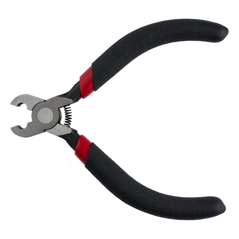 Jeu de pinces à boutons en cuivre, composé recourbé, positionnement de la corde d'arc, boucle/étrier
