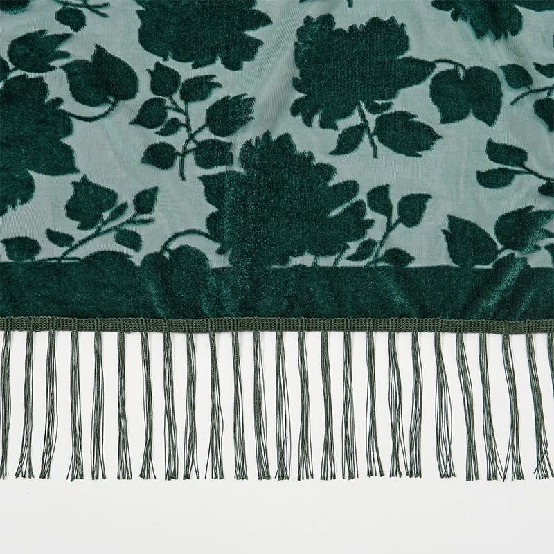 2025 nouvelle mode femmes coupe fleurs dentelle creuse dégradé fleur foulard en soie printemps châle
