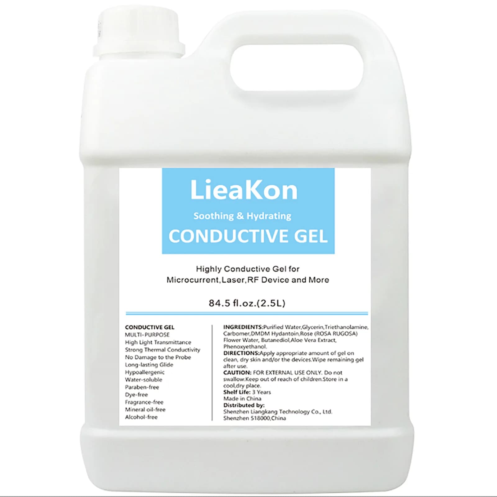 ConEventRadiofrecustudy-Gel de contact transparent à cavitacion, beauté par ultrasons, soins du visa