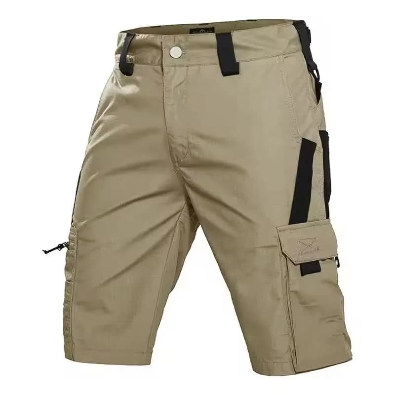 Pantalon de travail militaire vert pour hommes, short d'entraînement de Camouflage de couleur unie, 