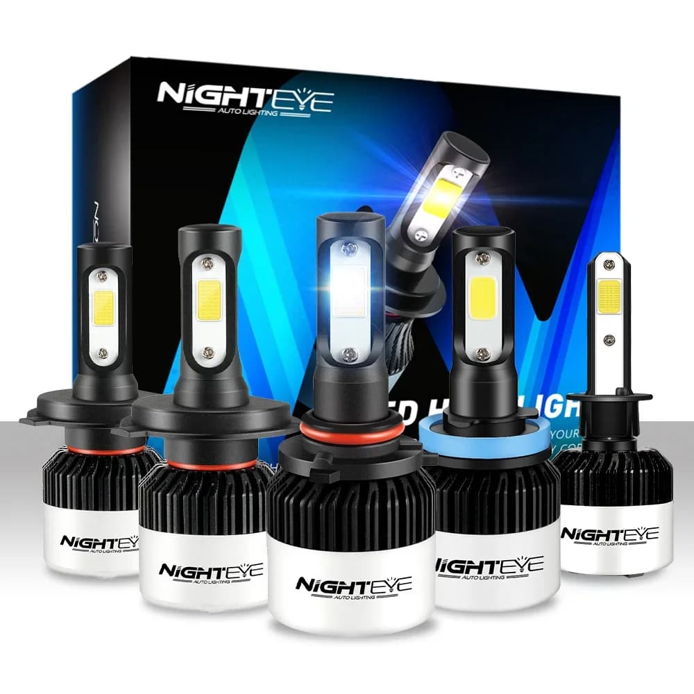 NIGHTEYE phares de voiture Super lumineux H7 LED H4 LED H8/H9/H11 HB3/9005 HB4/9006 ampoule automati