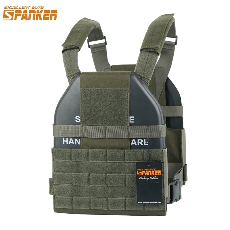 EXCELLENT ELITE SPANKER Gilets tactiques légers Porte-plaques Molle Gilet de protection léger pour A
