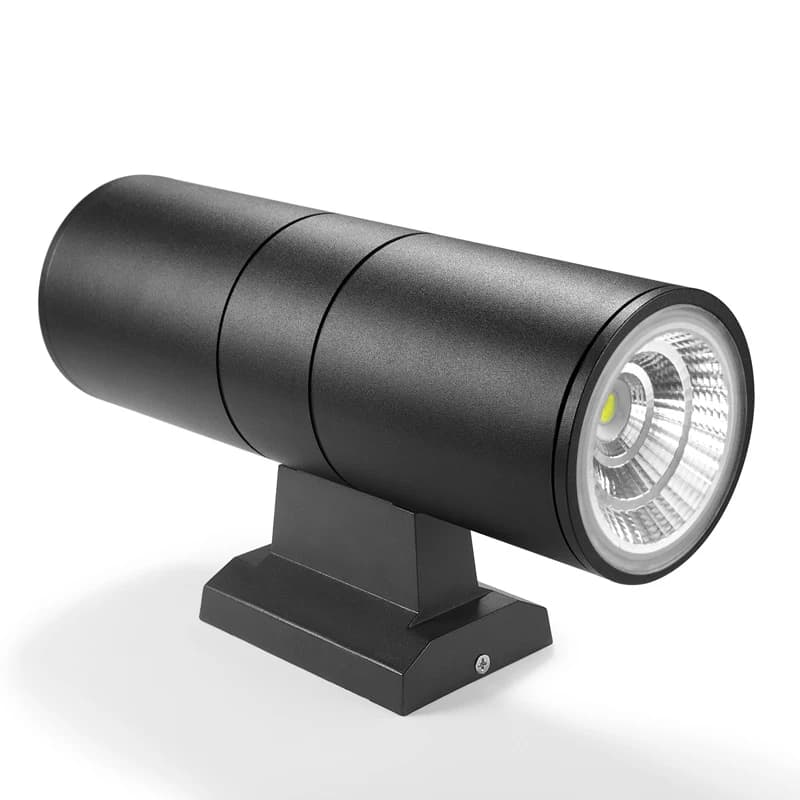 Applique murale d'extérieur étanche IP65, 18W 12W 6W, 65mm 90mm, éclairage vers le haut et vers le b