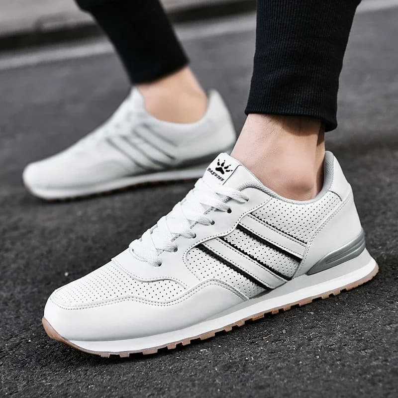 Chaussures de course classiques pour hommes, baskets légères en cuir suédé, chaussures de Sport de p