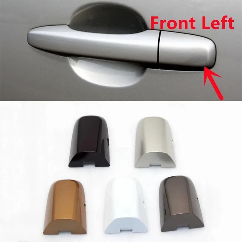 Couvercle de poignée de porte extérieure avant gauche de véhicule LHD, couvercle de garniture de tro
