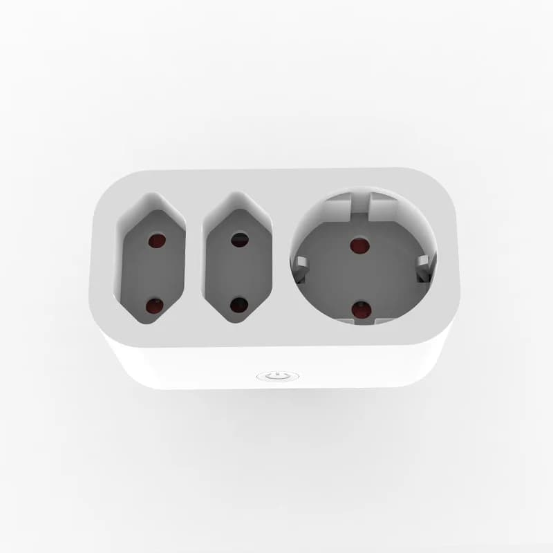 Prise WiFi intelligente, charge rapide 20W, commande vocale/application à distance/moniteur d'énergi