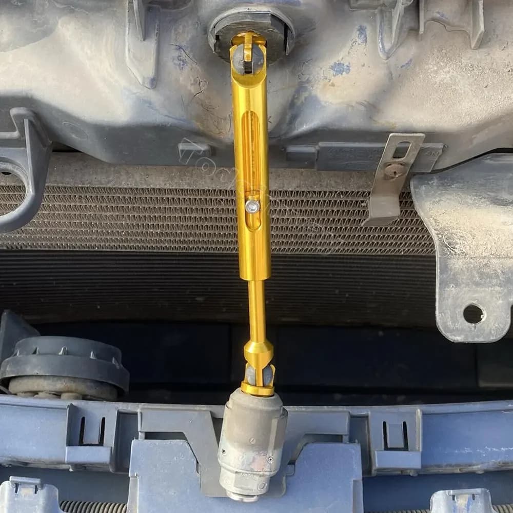 Alliage moteur capot libération biellette calandre connexion capot serrure loquet cylindre clé pour 