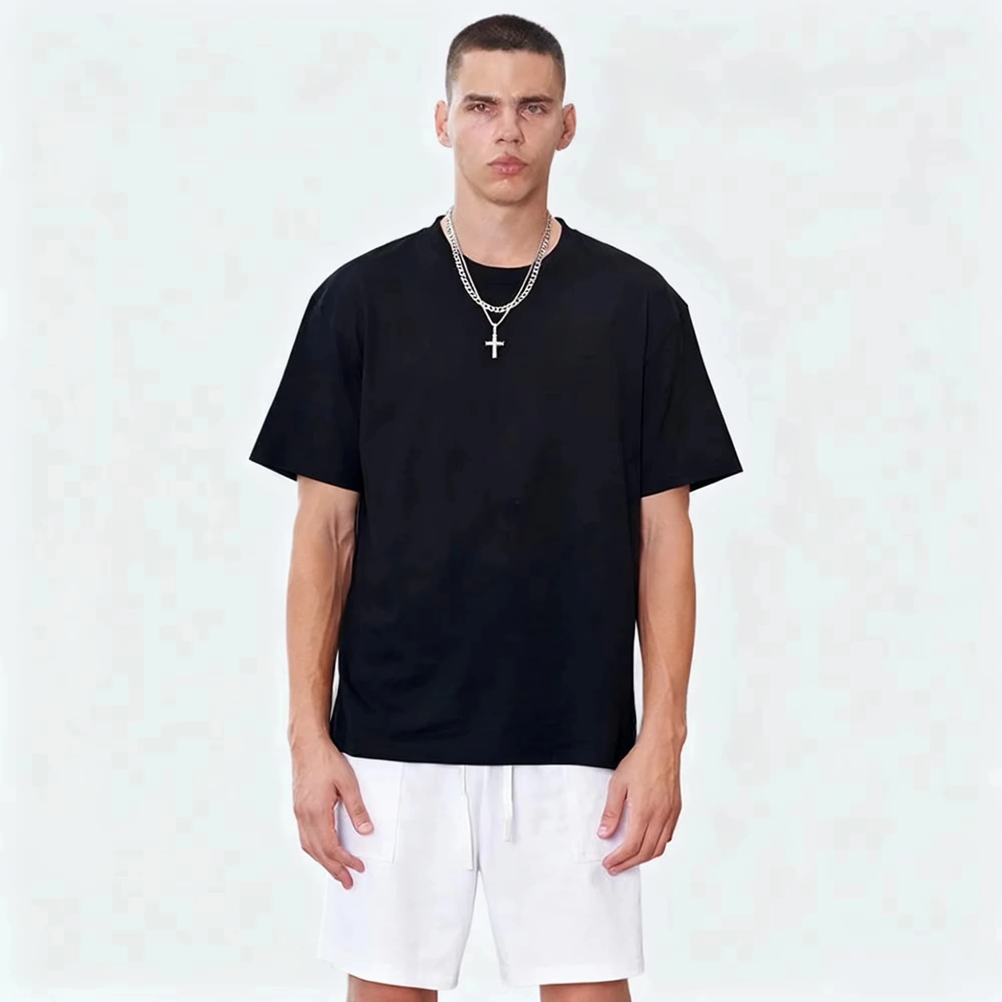 T-shirt unisexe à manches courtes Metallica style rock, motif punk urbain, 100 % coton, délavé, coll