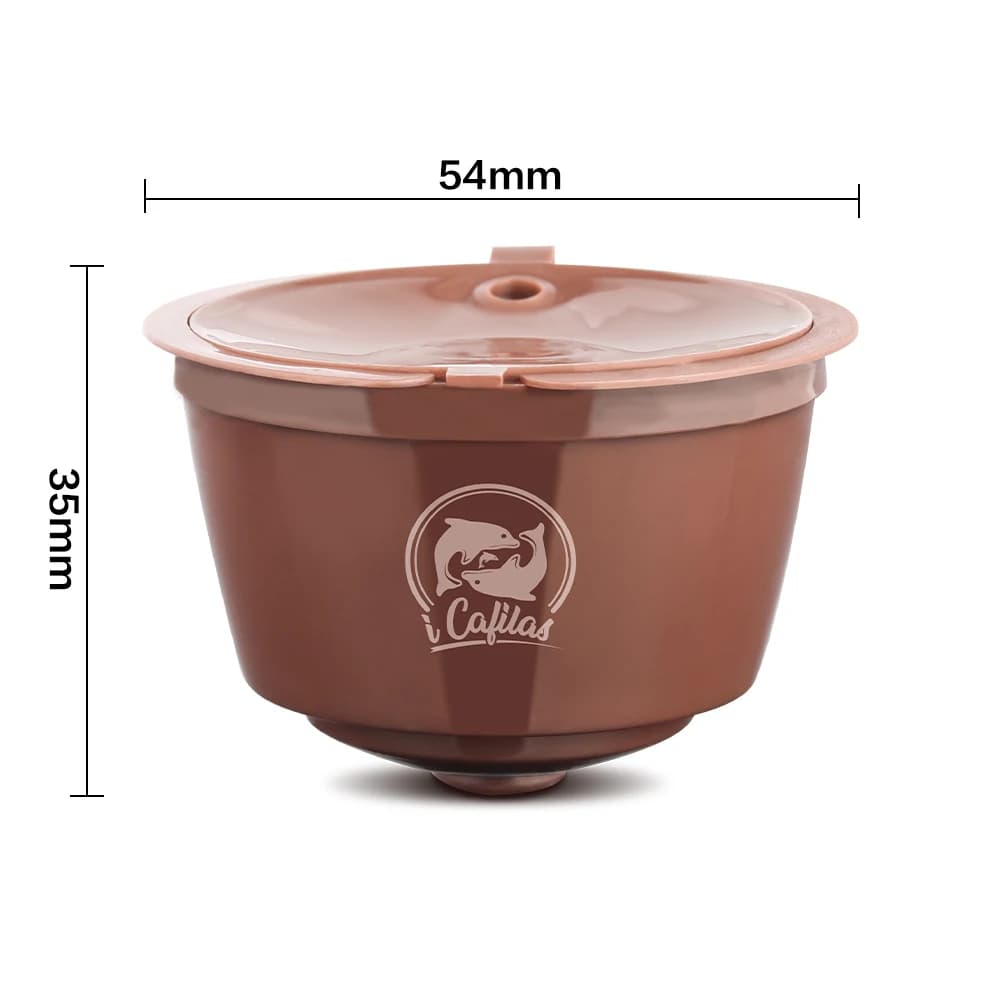 Dosettes de capsules de café réutilisables pour Dolce Gusto, filtres rechargeables, crème expresso, 