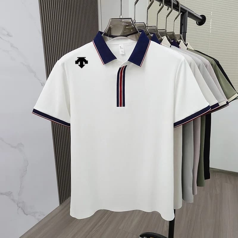 Polo brodé exquis de marque de luxe, nouvelle collection été, personnalisé, confortable et respirant