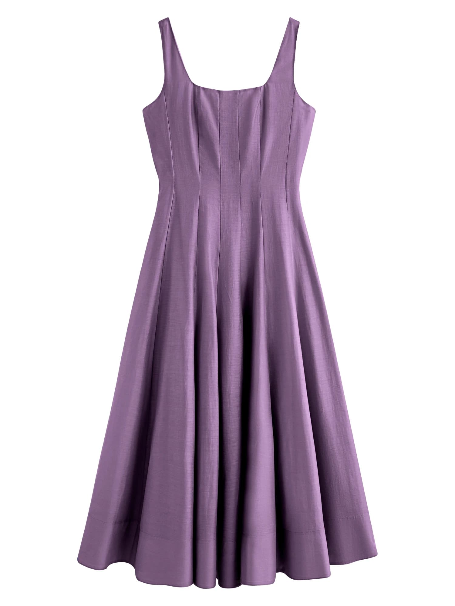 FSLE – robe sans manches pour femmes, coupe tridimensionnelle, taille haute, amincissante, à bretell