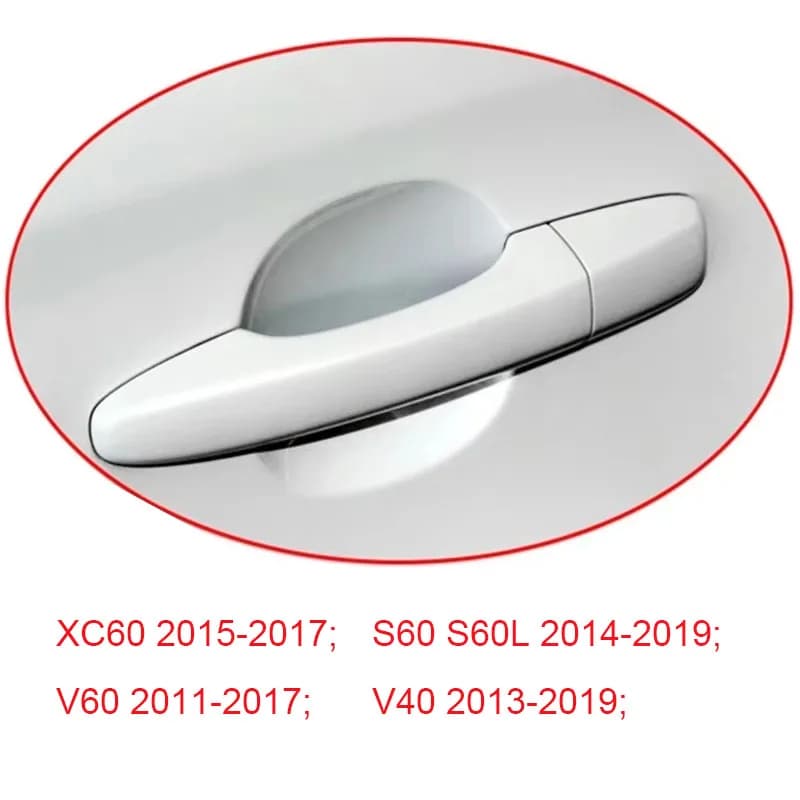 Couvercle de poignée de porte extérieure avant gauche de véhicule LHD, couvercle de garniture de tro