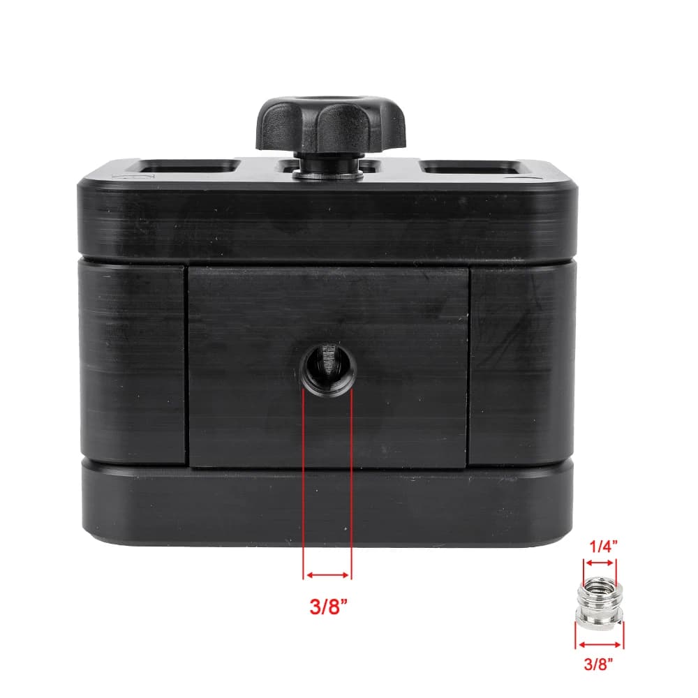 Trépied de tir de chasse, pince de tête de bâton de 65mm de large, support de pince de bipied, suppo