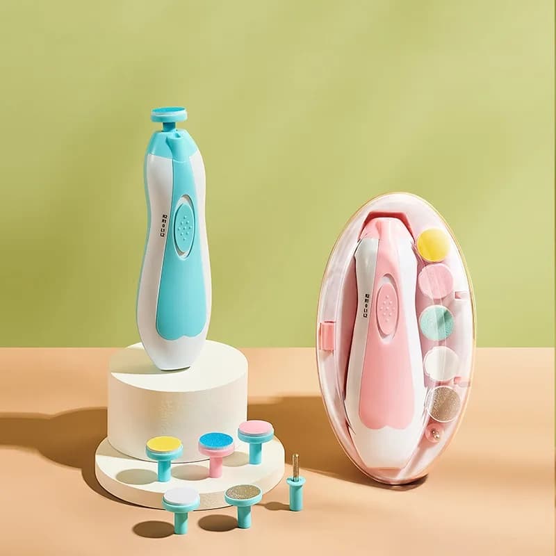 Coupe-ongles électrique multifonctionnel pour bébé, ensemble d'outils de manucure, coupe-ongles pour