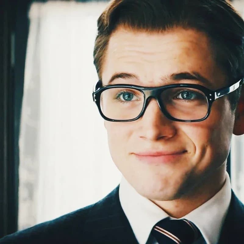 Kingsman lunettes le cercle d'or Service Secret Cosplay Harry Hart lunettes acétate lunettes cadre h