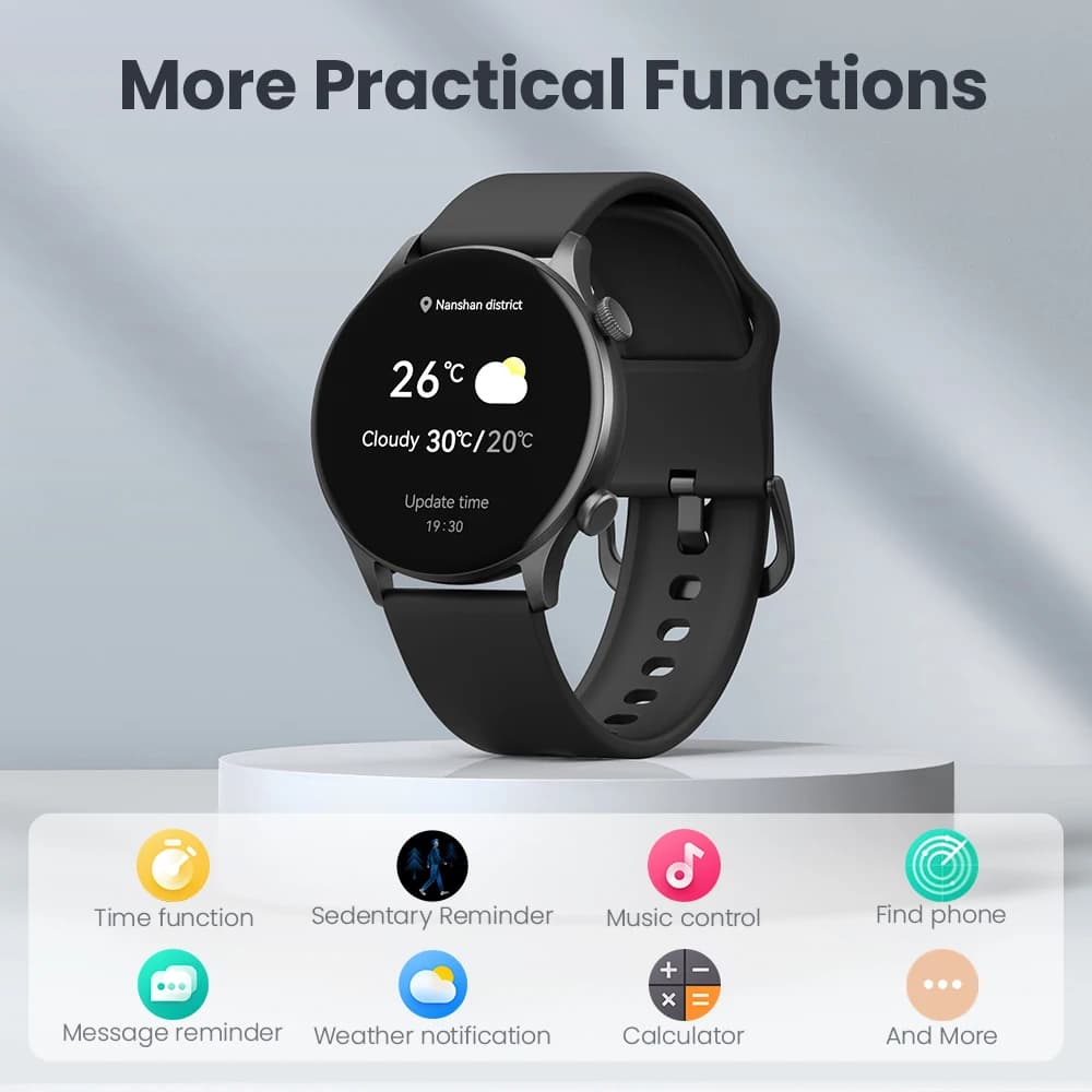 HAYLOU-Montre connectée Solar Plus RT3, cadran de montre personnalisé, moniteur de fréquence cardiaq