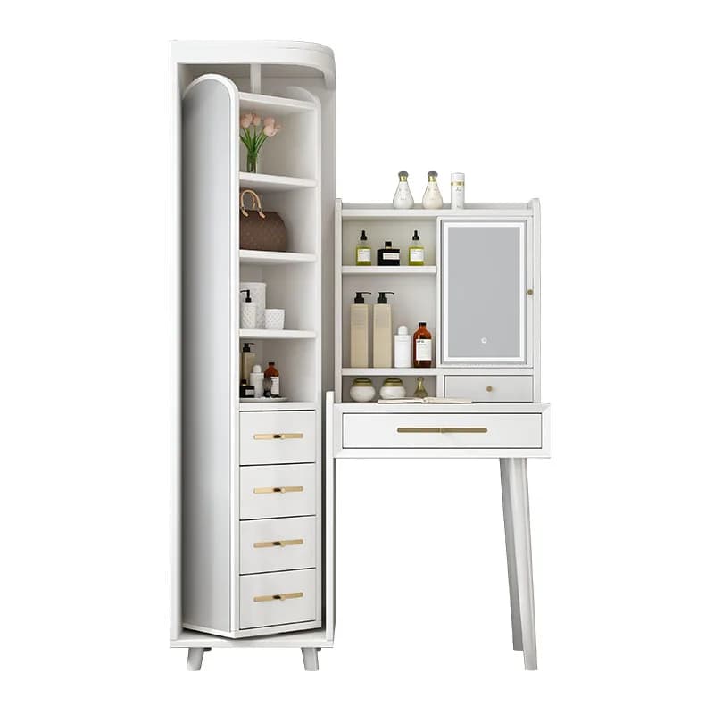 Table De vanité De luxe classique Simple moderne chambre maquillage Table De vanité rangement nordiq