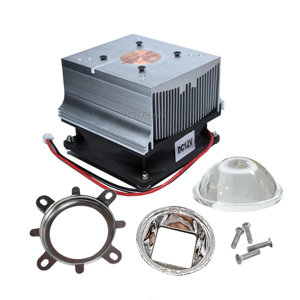 Dissipateur thermique LED pour délit, refroidissement des religions + 60 /120 Louvain 44mm Lènes + R