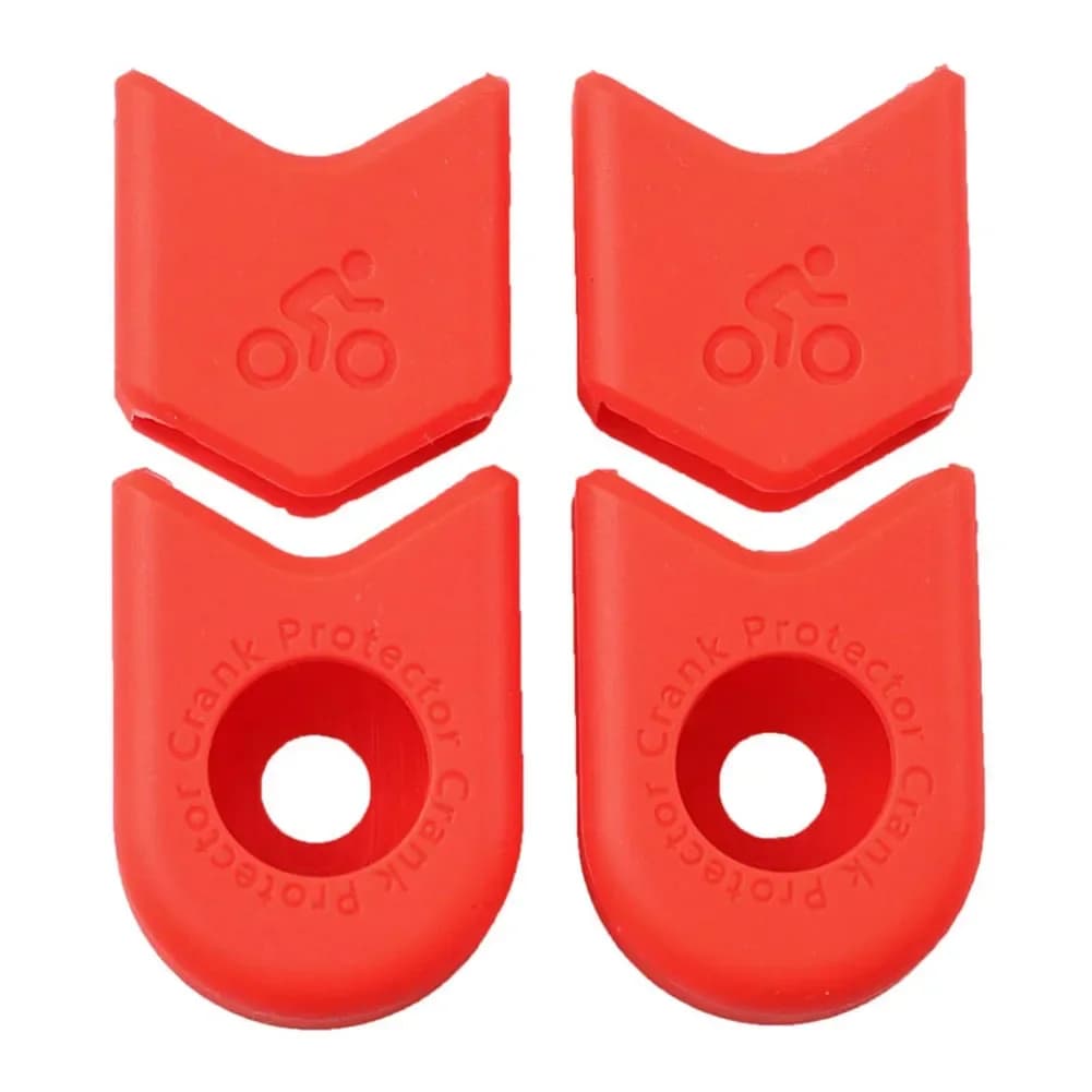 2/4 pièces Capuchons de protection en silicone pour manivelle de vélo, pour pédalier de VTT, accesso