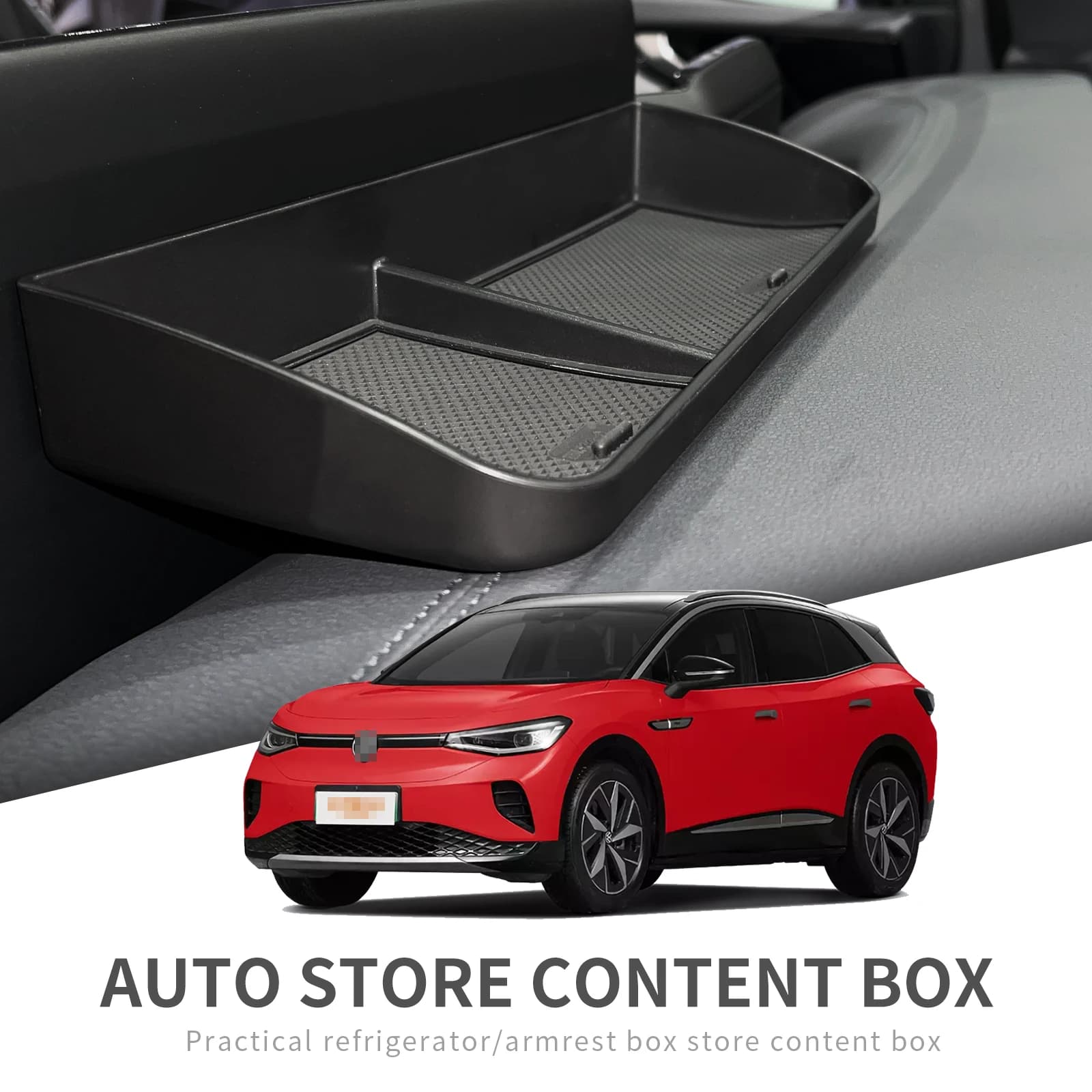 Plateau de tableau de bord pour VW ID.4 ID4, accessoires, boîte de rangement pour console centrale, 