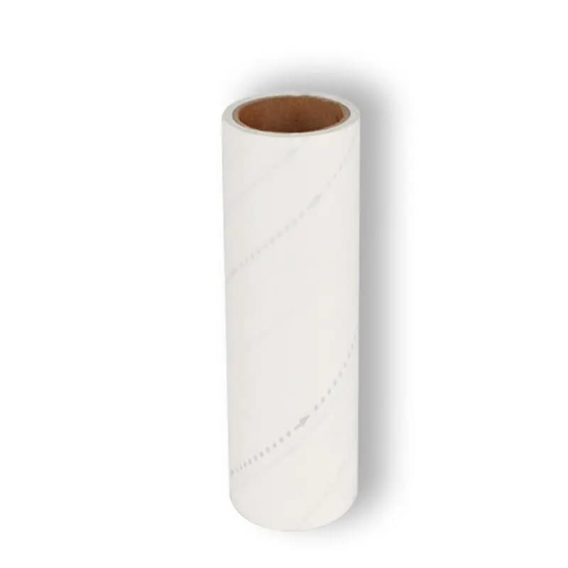 Rouleau de nettoyage de chantier, noyau de remplacement jetable, déchirure diagonale, autocollant de