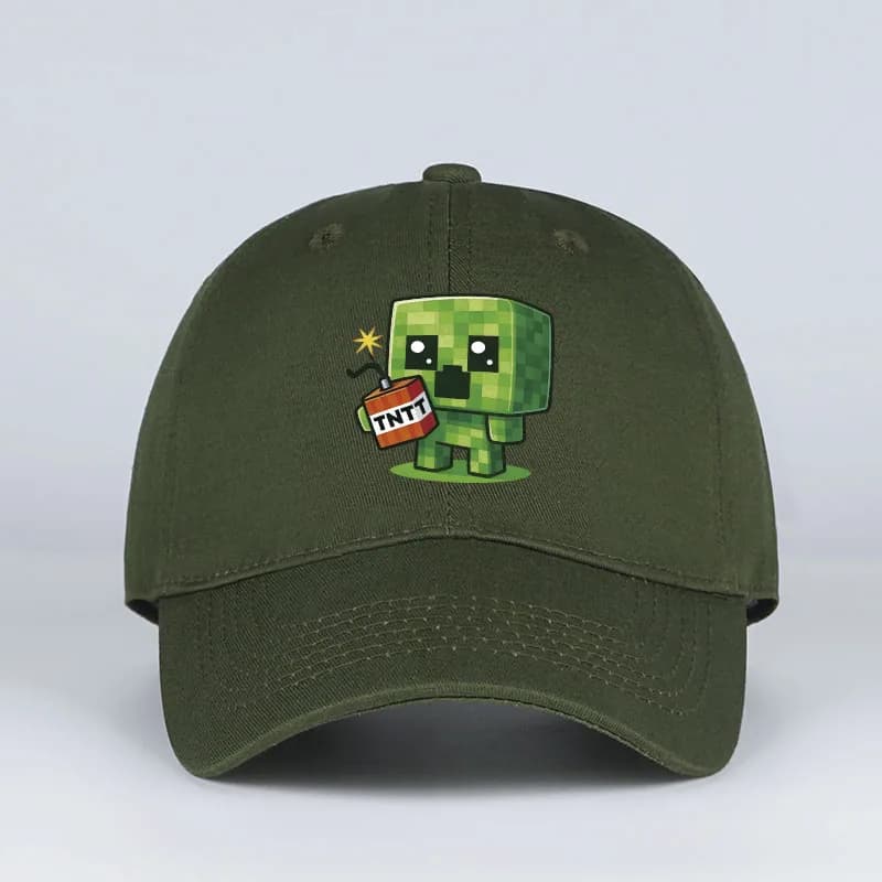 Casquette de baseball à motif Creeper |   Casquette Hip-Hop unisexe, légère et ajustée, idéale pour 