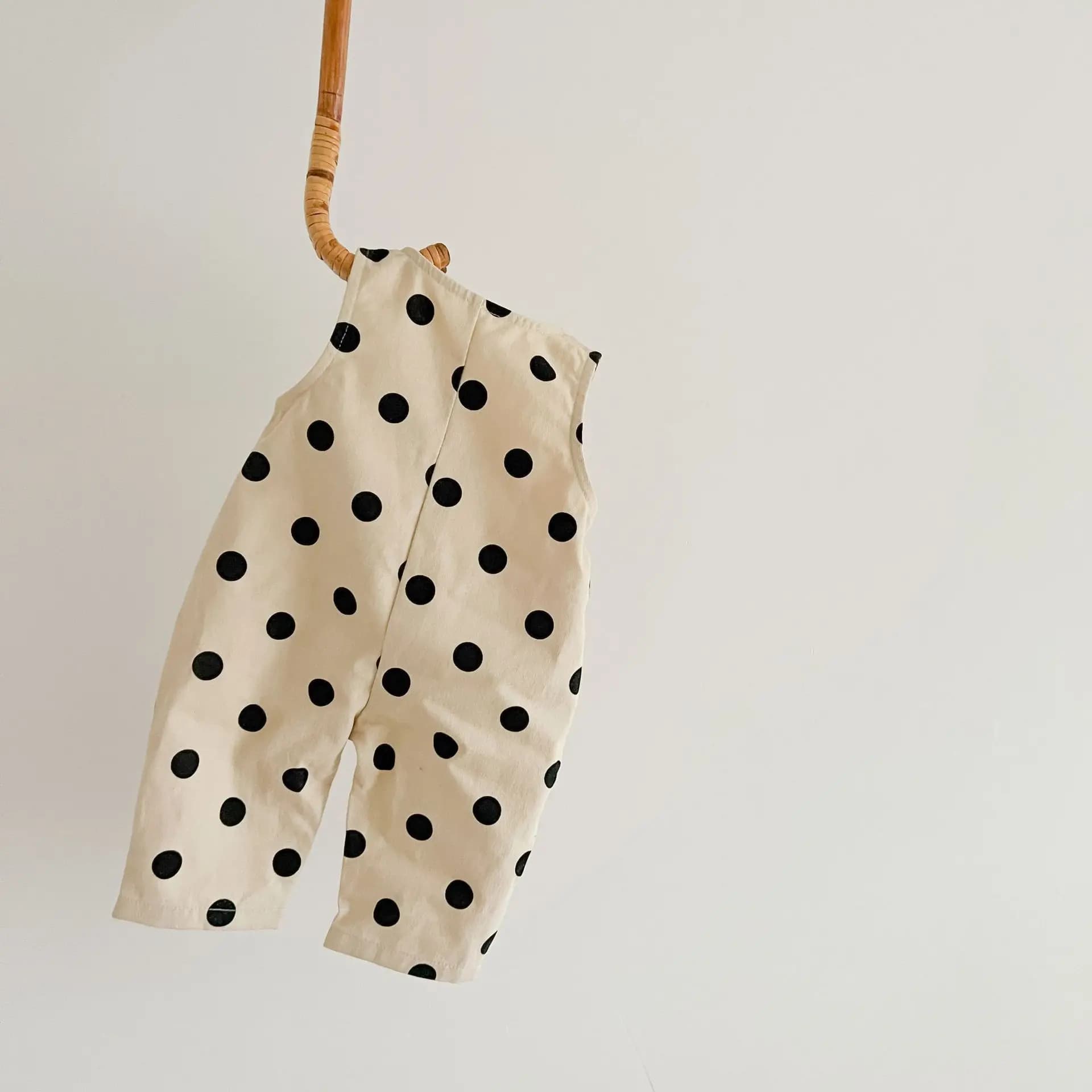 Barboteuse pour nouveau-né fille, barboteuse sans manches à pois ronds, une pièce, vêtements à la mo
