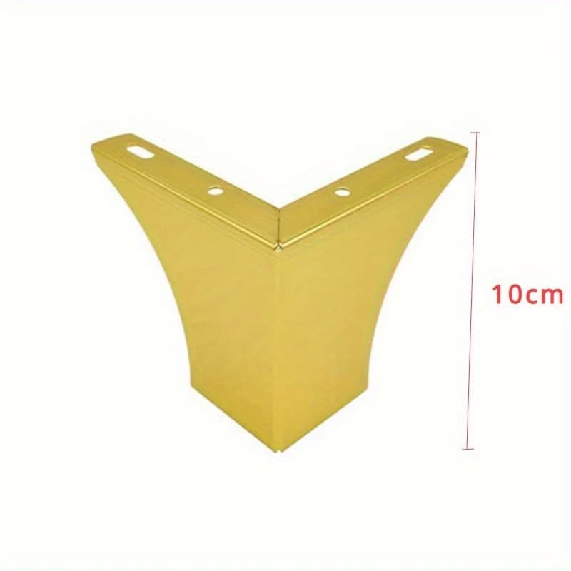 4 pièces Pack pieds de meubles pieds de meubles minimalistes pieds de canapé en métal remplacement c