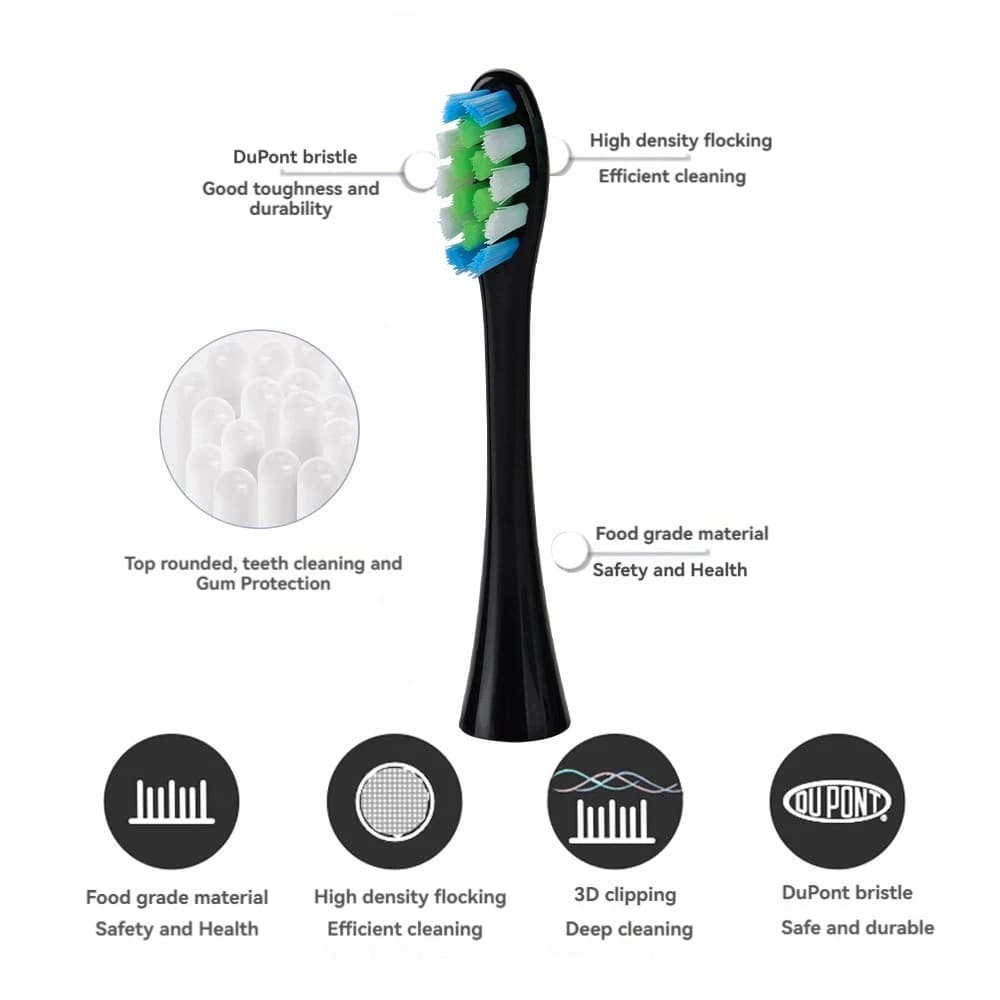 Tête de brosse à dents électrique OCLEAN/OKLIN X, 6 pièces, One/SE/XPRO/Z1/AIR, tête de remplacement