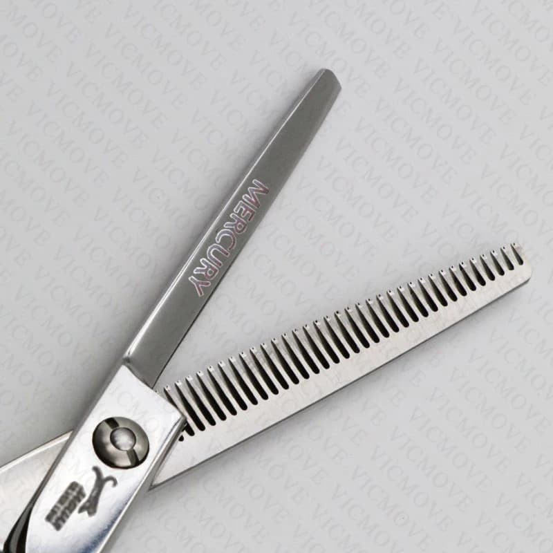 Ensemble de ciseaux de coiffure professionnels de 5.5 pouces, coupe + ciseaux de barbier amincissant