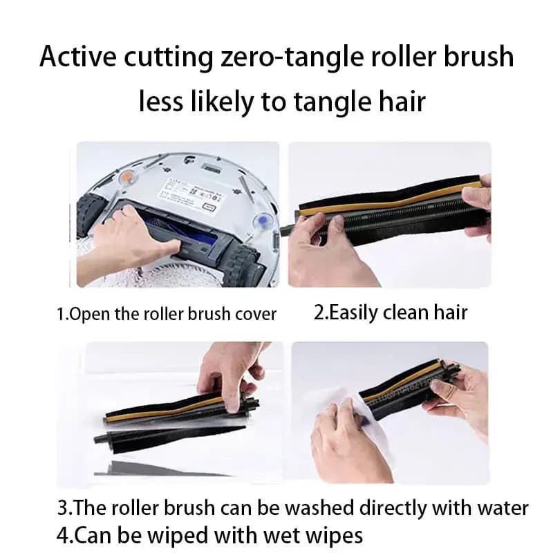 Dreame – brosse à rouleau Anti-emmêlement pour cheveux, 2ème génération, originale, L10s Ultra L20 U