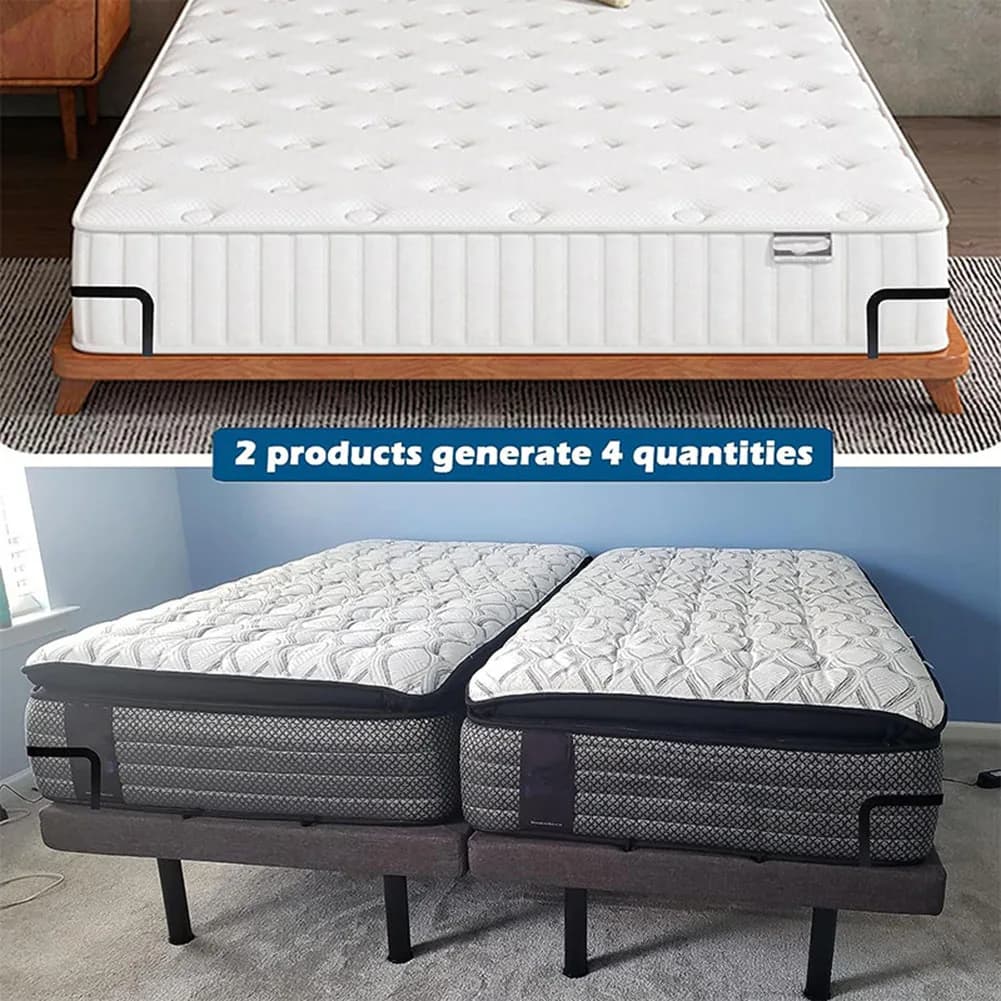 Supports de cadre de matelas en métal coordonnants, butée market, barres de retenue d'angle, barres 