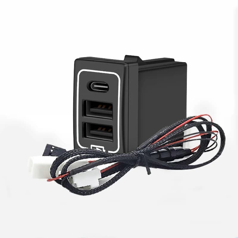 Approprié pour Toyota Série USB Prise De Charge PD Type C Rapide De Charge Interface Land Cruiser 20
