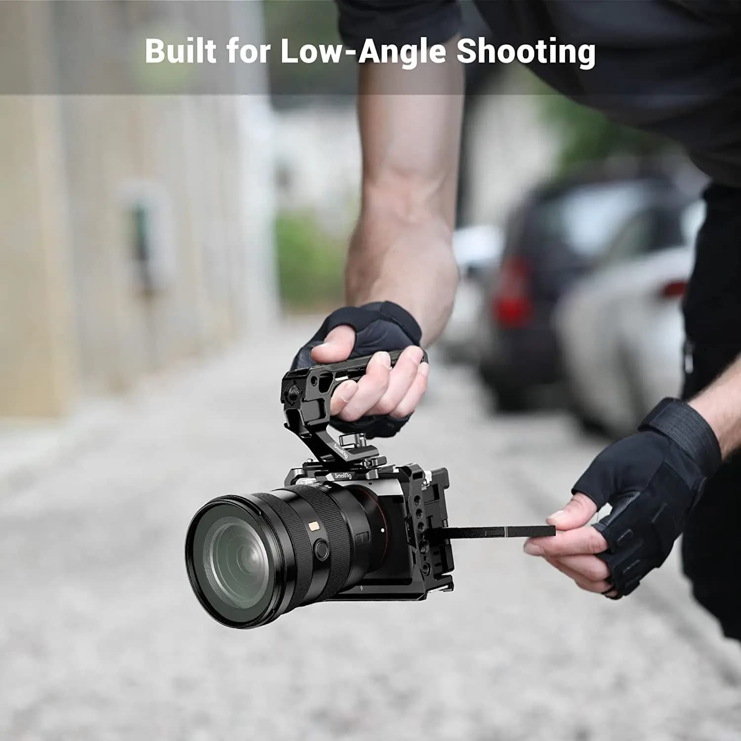 SmallRig-Poignée TRANTop à dégagement rapide pour Sony, appareil photo reflex numérique, sabot froid