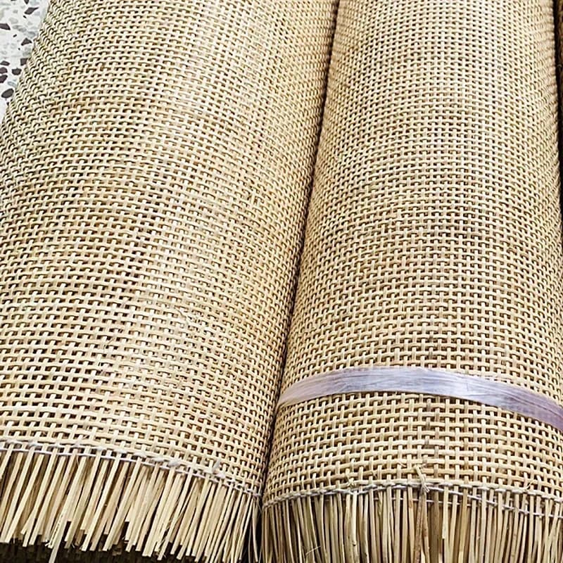 Rouleau de sangle de canne indonésienne en rotin naturel, matériel pour la décoration de meubles, ta